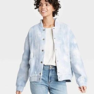 Women’s Universal Thread Blue Quilted Jacket